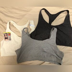 hanes cotton bras racerback and regular